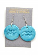 Aquarius Ceramic Earrings